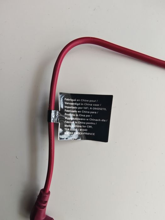 Căști Poss rosu burgund