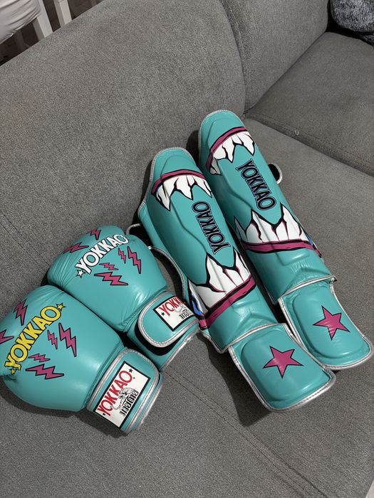 Set Manusi Tibiere Kickbox Muay Tai Yokkao