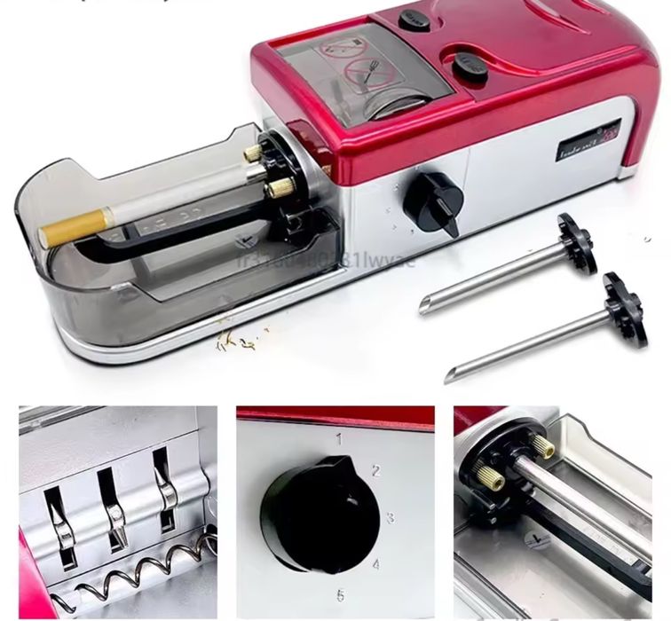 Aparat injectat tutun tuburi slim nou, cadou tuburi Korona Slim Black