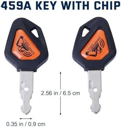 Нов Програмируем ключ Kubota 459A RC411-53933 RC461-53930 за мини багер