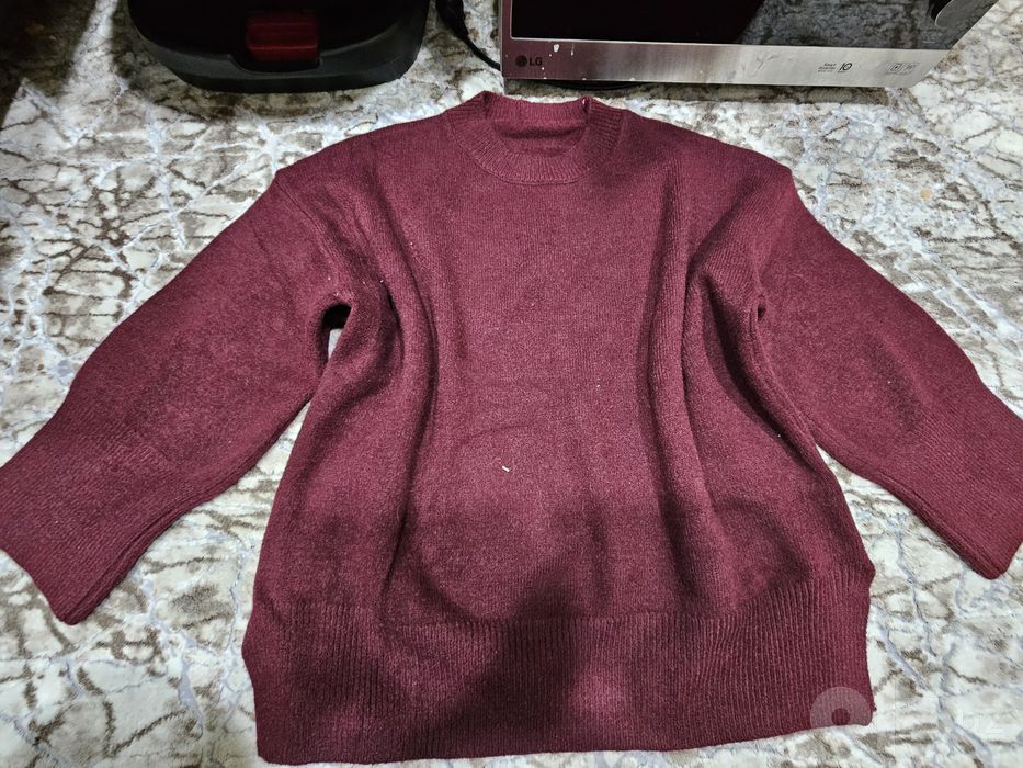 Qalin oversize jemper ayollar uchun