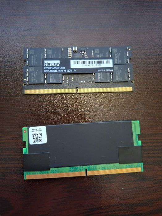 32GB (2x16GB) DDR5 5600 SODIMM (лаптоп)