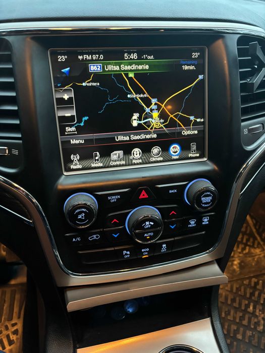 Uconnect® Region Converted Конвертиране Jeep Ram Dodge Chrysler Dodge