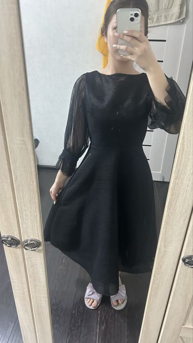 черное красивое платье