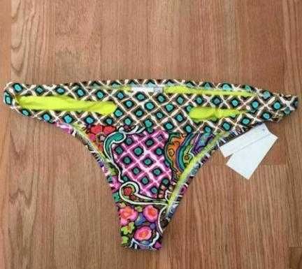 Ново Trina Turk Долнище на Бански Костюм Изрязан Многоцветен Размер М