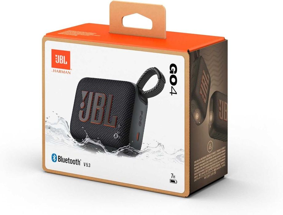 JBL Go 4 безжична Bluetooth тонколонка-черен цвят