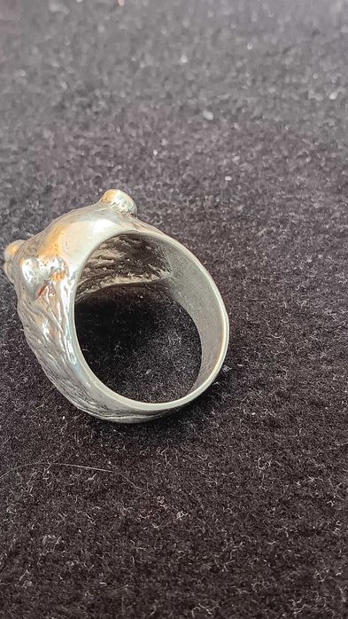 Сребърн пръстен проба 925 с диаманти