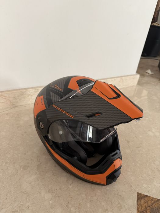 Casca moto scorpion adx1 marime s .casca flip-up