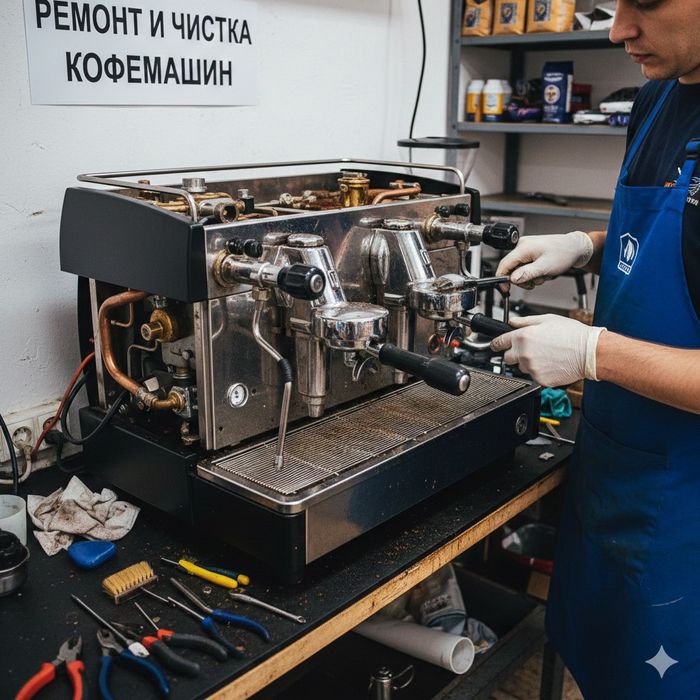 Кофемашины ремонт чистка