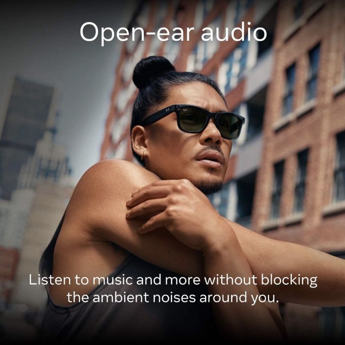 NEW Ray Ban Meta Gradient Graphite Polarized