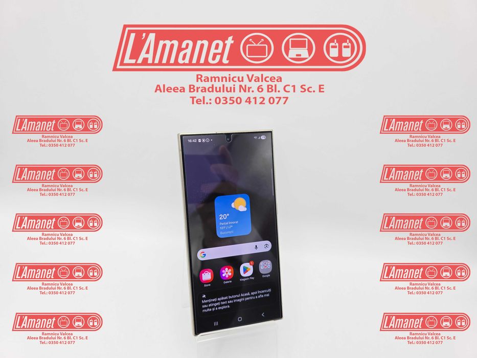 Samsung S24 Ultra Titanium Gray 256GB 12GB Ram DualSim Neverlocked Stare Buna