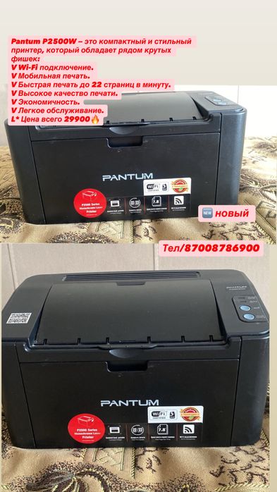 принтер Pantum P2500W