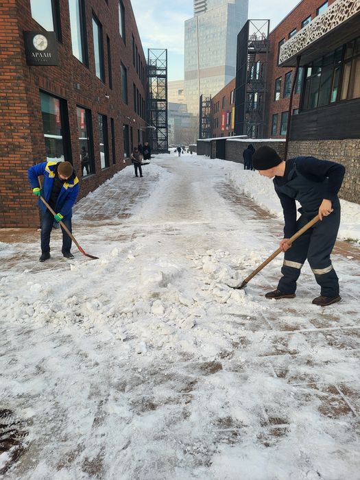Уборка снега вручную алматы