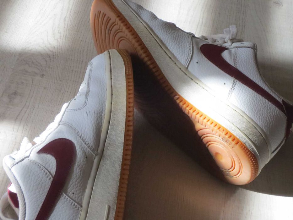 Nike Air Force 1 '07 2 Low White Team Red Blue Void Gum (ОРИГИНАЛНИ)