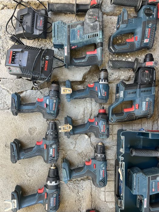 Bosch gbh gbs gsh gws gsr . Винтоверти, перфоратори, къртачи, шлайфове, гайковерти