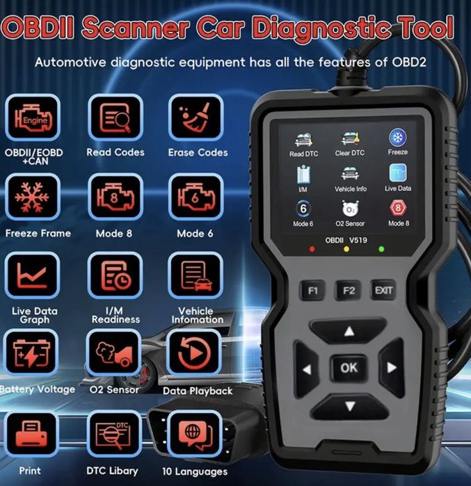 Професионална диагностика за кола  / OBD2 диагностичен скенер