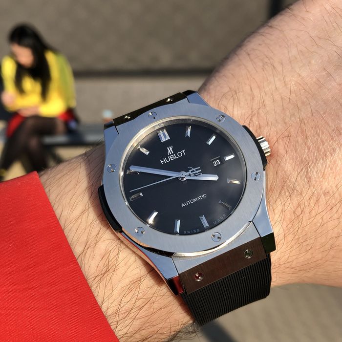Ceas bărbătesc Hb classic fusion 42,mm black