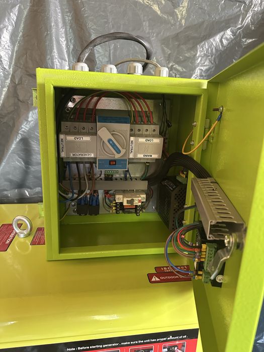 Нов трифазен дизелов генератор GENPOWER 7 kW  с ATS табло.