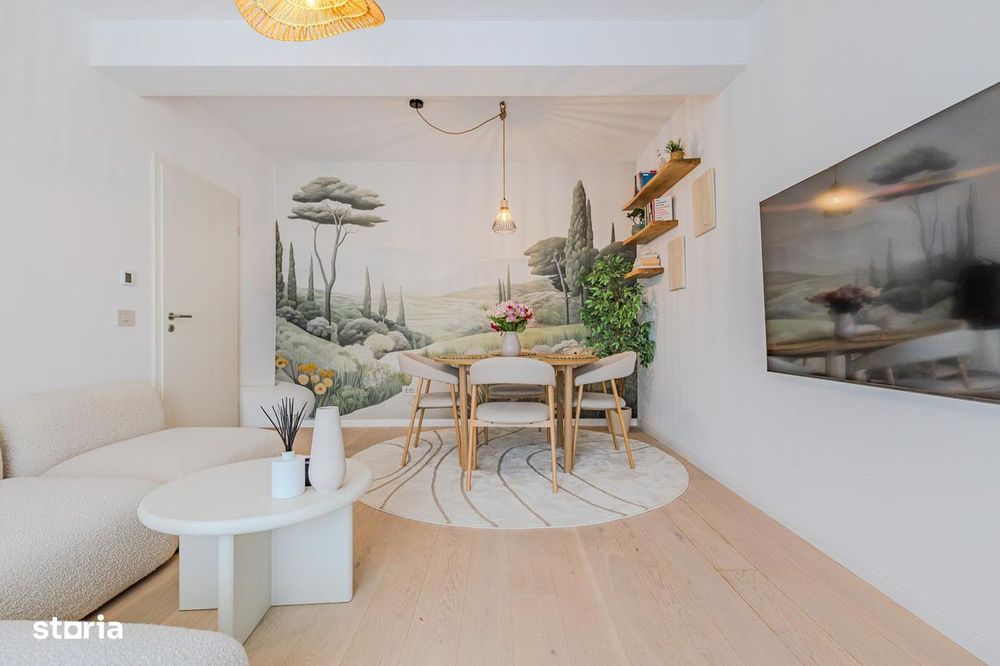 Răcădău/Cosmopolit Rise apartament 2 camere mobilat,parcare subterana