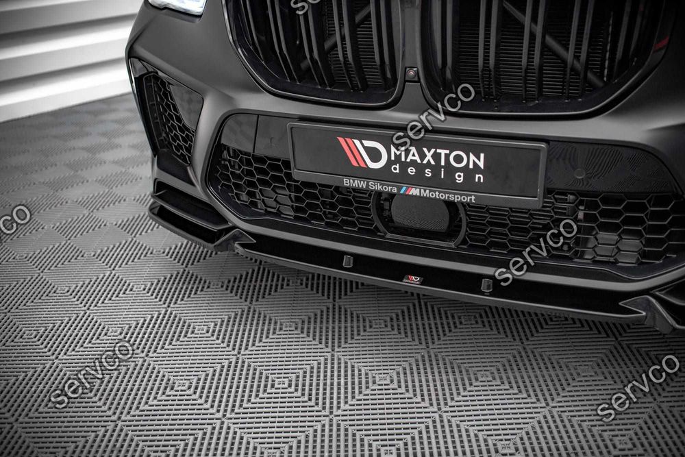 Prelungire splitter bara fata Bmw X5M F95 2018- v1 - Maxton Design