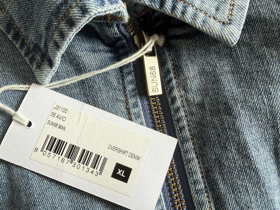 SUN68 Denim Overshirt ОРИГИНАЛНО мъжко дънково яке - M и XL