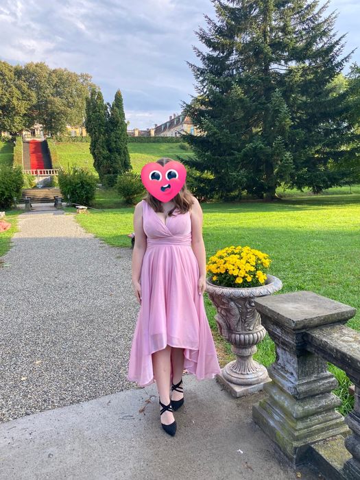 Rochie roz cu sclipici