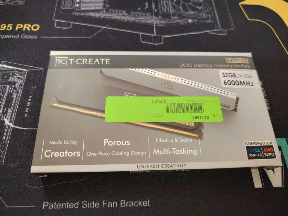 Рам памет Team Group T-Create Expert 32GB (2x16GB) DDR5 6000MHz CL30