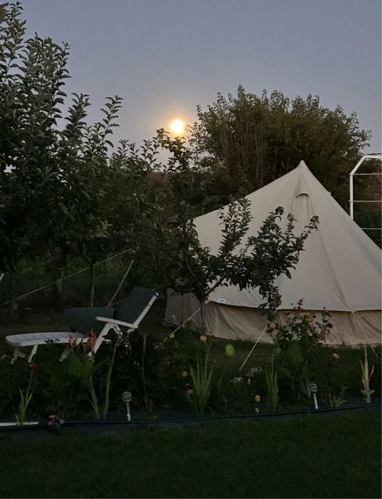 Cort glamping 4 metri ca nou