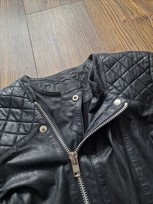 Страхотно дамско кожено  яке MDK  размер 38 , естествена кожа