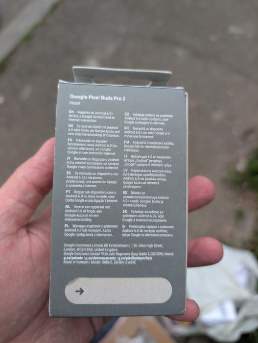 Cast bluetooth Google Pixel Buds pro 2 Hazel