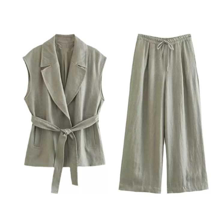Летний льняной костюм