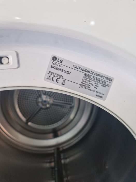Сушилня Lg Dual Inverter 8 кг А+++