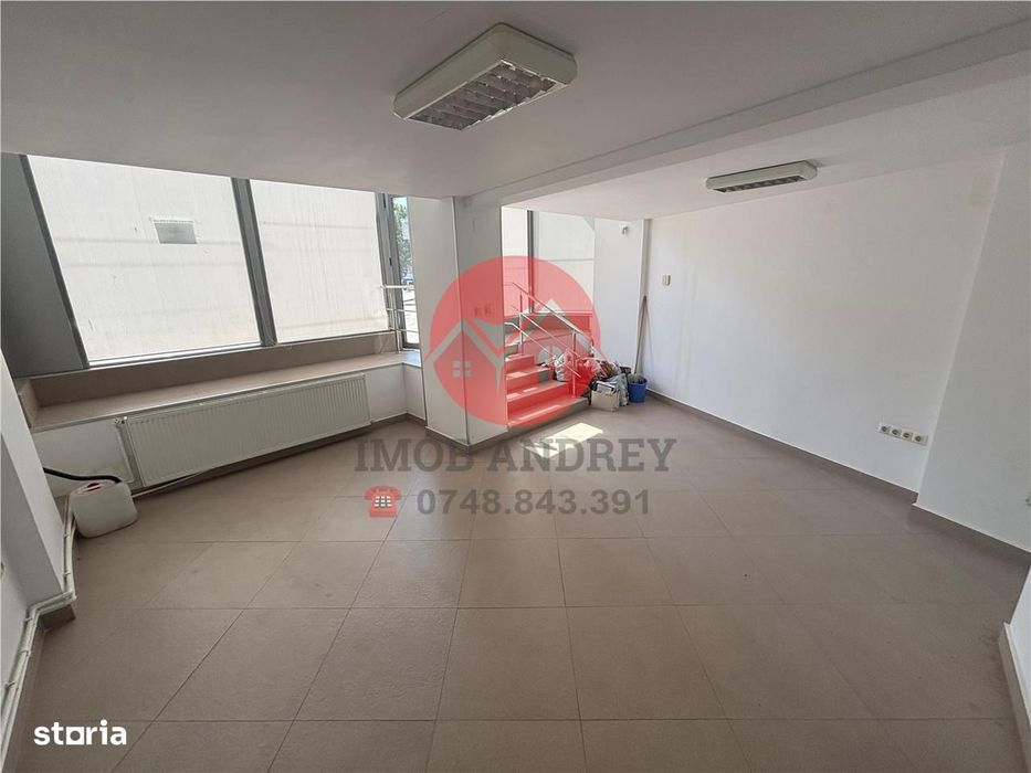 Spatiu comercial central 104 mp de închiriat – vad excelent, parcare