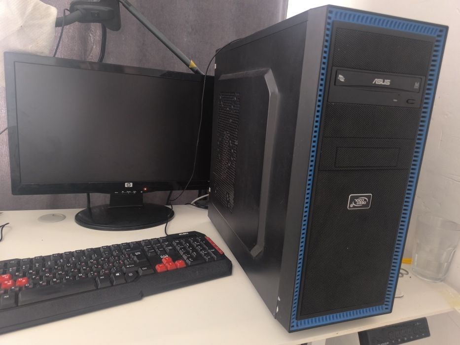 Компьютер+FullHd монитор: Ryzen 3 2200G / GT 1030 2GB / 8GB RAM / HDD