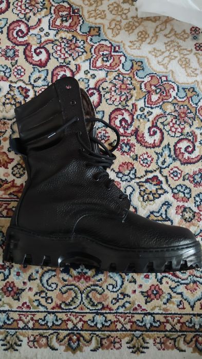 Кожанные Берцы Гризли.