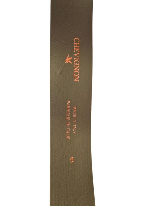 Нов мъжки оригинален колан CHEVIGNON (коняк / кафяв, размер 105/40)