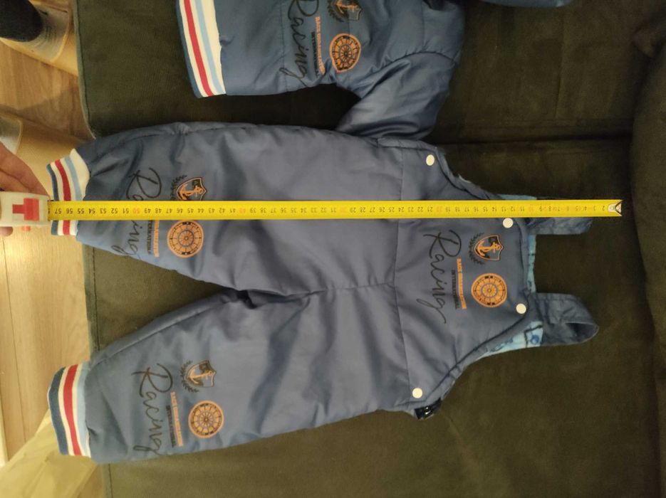 Costum NOU de iarnă bebe 0-3 luni geaca+salopetă