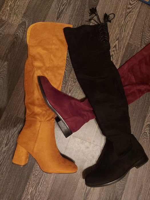 Дамски чизми нови 39 номер