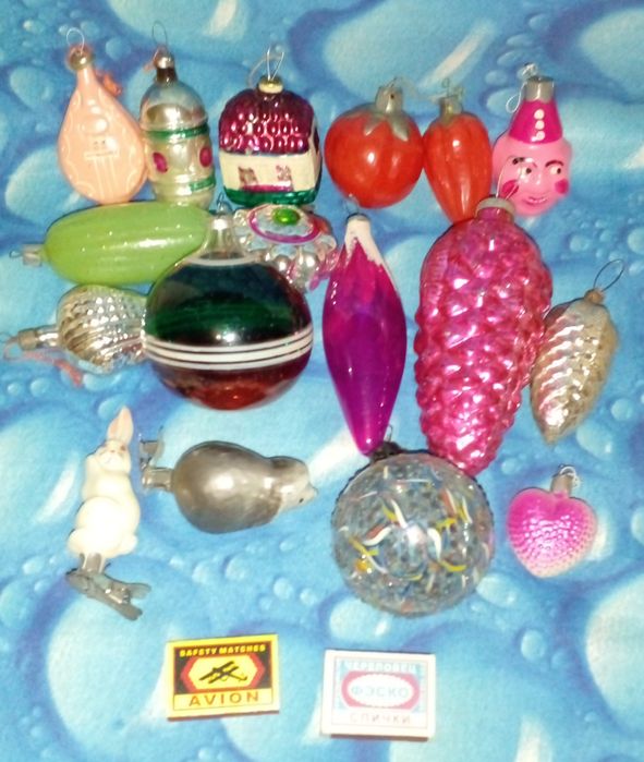 Винтаж Ёлочные Игрушки СССР