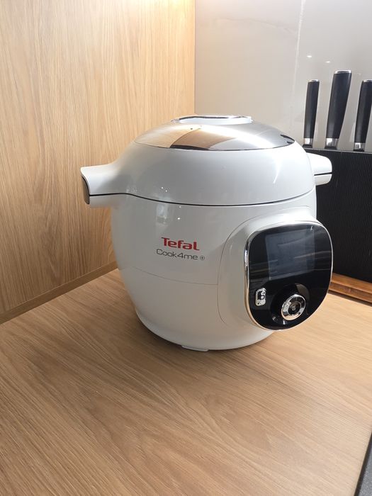 Multicooker Tefal cook4me+ Alb + Extra Crisp Lid | Stare foarte buna