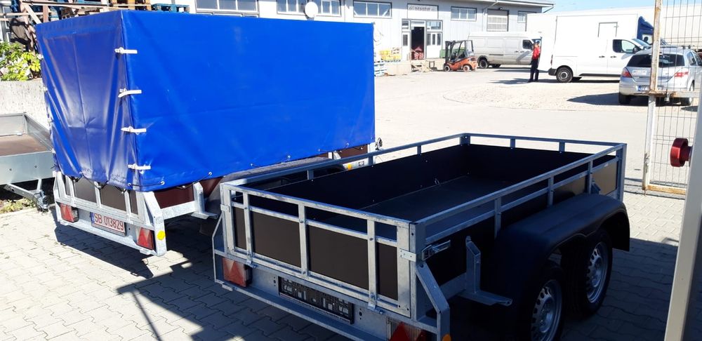 REMORCA Remorca cu prelata Remorca 750 KG moto atv 2 axe 750 kg