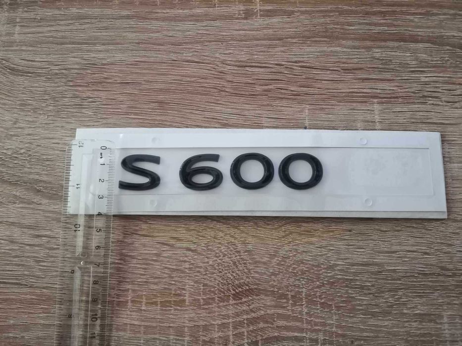 черен надпис нов стил Mercedes Benz S 600 W223