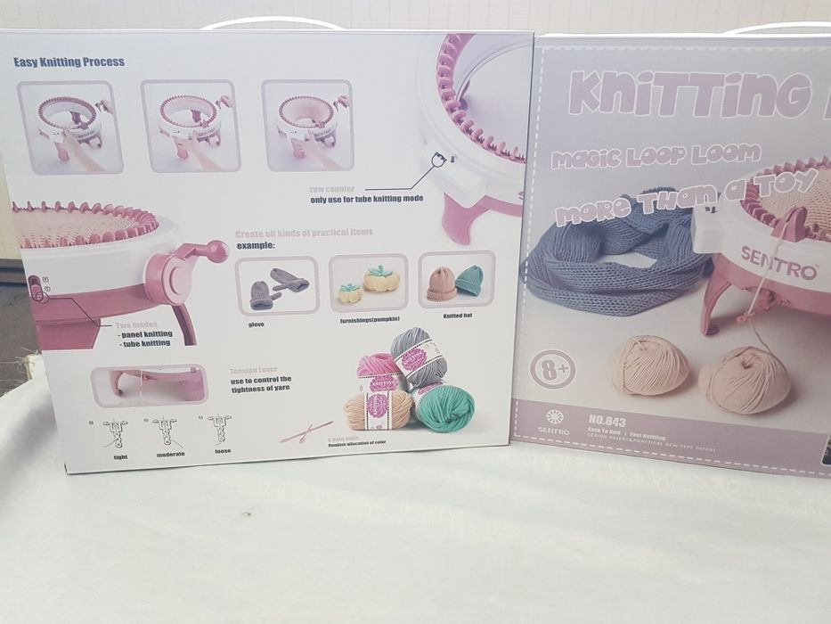 плетачна машина за плетене за ръчно плетиво 48 игли - Ф34 см шал шапки