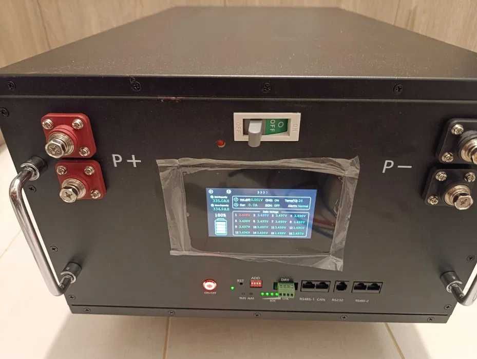 части за фотоволтаична система Литиеви батерии 15kWh 16kWh 17kWh 314Ah 52V 48V LFP LiFePO4 DIY lithium solar battery active balance BMS БМС баланс