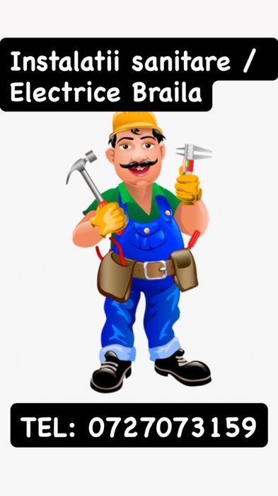 Instalator sanitar și electrician Braila