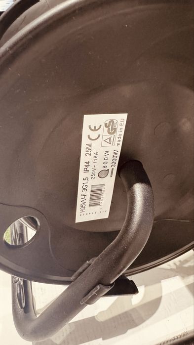 Удлинительный кабель, спиральный, Feirol 114013; 25 м; 3х1,5 мм²