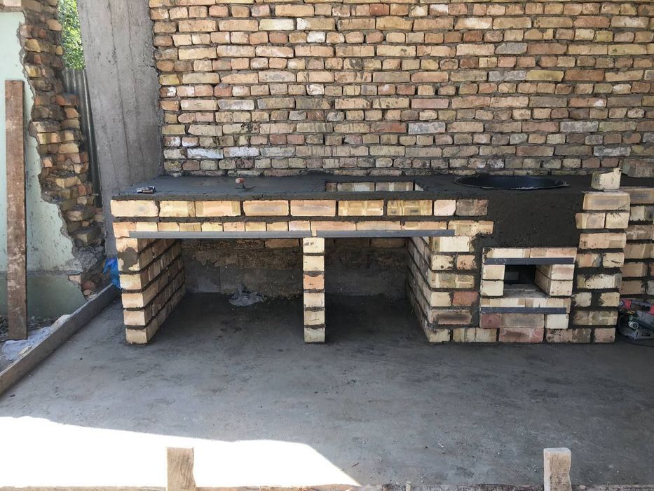 Строим летние кухни быстро и качественно. Ёзги ошхона курамиз