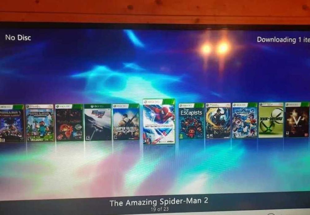 Xbox 360 Modat RGH cu HDD de 120 GB ,peste 20 jocuri GTA 5, FIFA 19 , minecraft