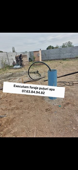 Foraje puțuri apa super oferte