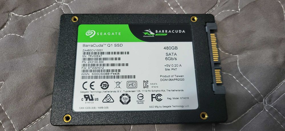 SEAGATE Baracuda 480Gb Sata 6Gb|Secunda fuctional